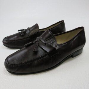 E. T. Wright Tassel Leather Dress Loafers Shoes Men's Fashion Footwear 11 EEE